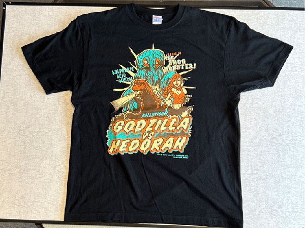 東宝怪獣Tシャツコレクション ゴジラ対ヘドラ 黒 XL[地球防衛軍秘密基地本部]《在庫切れ》