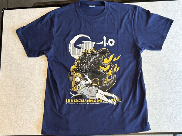 東宝怪獣Tシャツコレクション ゴジラ-1.0 インディゴ XL（再販）[地球防衛軍秘密基地本部]《在庫切れ》