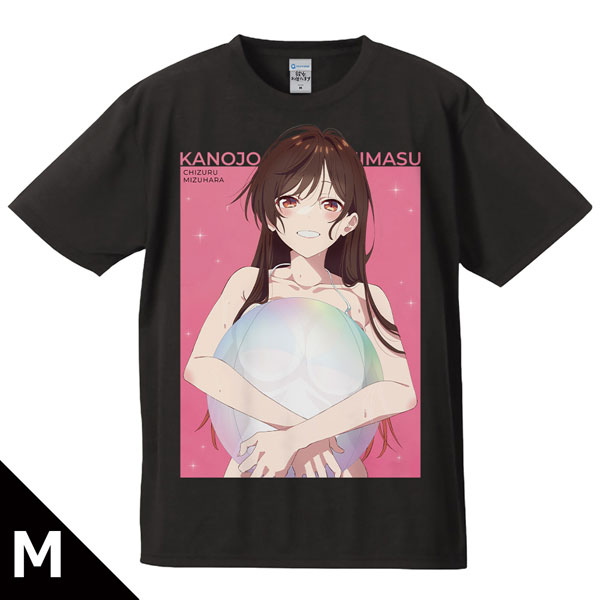 彼女、お借りします Tシャツ 水原千鶴 水着ver. Mサイズ[アズ