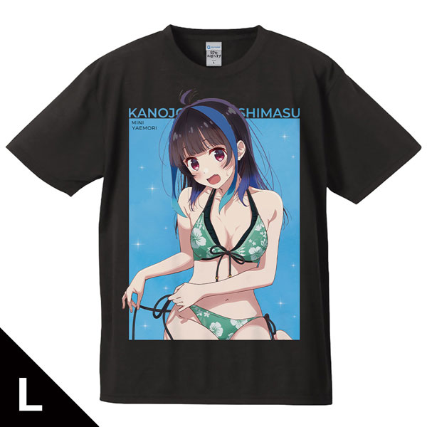 超貴重 彼女が水着にきがえたら Tシャツ ステッカー
