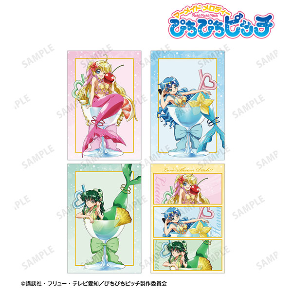 アニメ「ぴちぴちピッチ」 描き下ろし カクテルグラスver. ポストカード4枚セット ver.B[アルマビアンカ]《０８月予約》