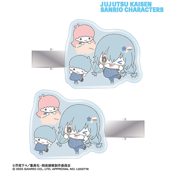 呪術廻戦×サンリオキャラクターズ 真人×リトルツインスターズ アクリルヘアクリップ2個セット[アルマビアンカ]《０９月予約》