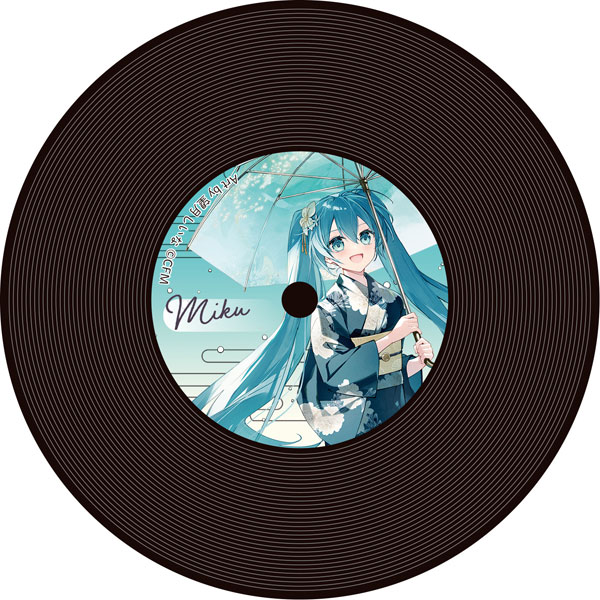 初音ミクシリーズ レコード風コースター 初音ミク[ムービック]