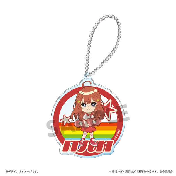 「五等分の花嫁*」80’S ローラースポーツコレクション アクリルキーホルダー 中野五月[ハイ・シーズン]