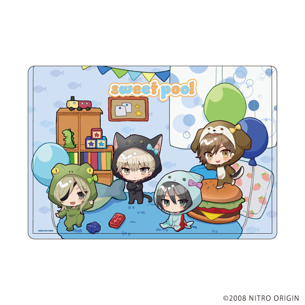 キャラクリアケース「sweet pool」02/総柄(ミニキャライラスト)[A3]《０７月予約》