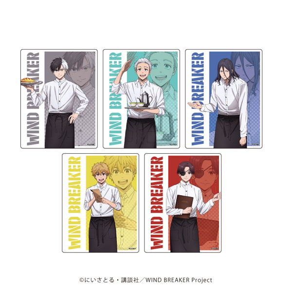 アクリルカード「TVアニメ『WIND BREAKER』」01/描き下ろしイラスト 5個入りBOX[A3]《発売済・在庫品》