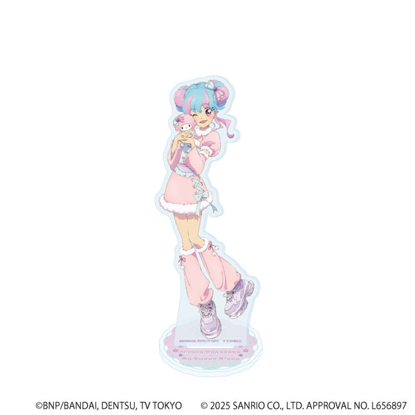 アクリルスタンド「アイカツスターズ！×サンリオキャラクターズ」10/花園きらら×マイスウィートピアノ(コラボイラスト(等身))[A3]