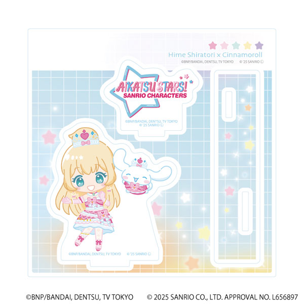 アクリルスタンドプレート「アイカツスターズ！×サンリオ