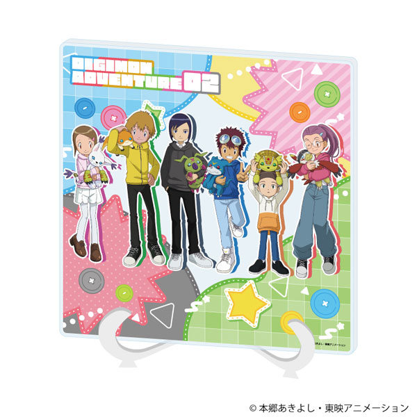 デジモンアドベンチャー ラスエボ アクリルボード vol.2 渡辺けんじ氏デザイン デジモンアドベンチャー02 25周年記念