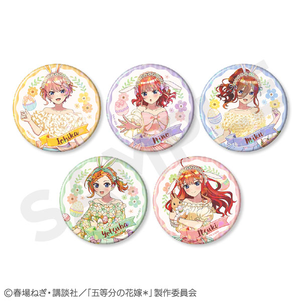 「五等分の花嫁＊」トレーディングホログラム75mm缶バッジ 5個入りBOX[KADOKAWA]
