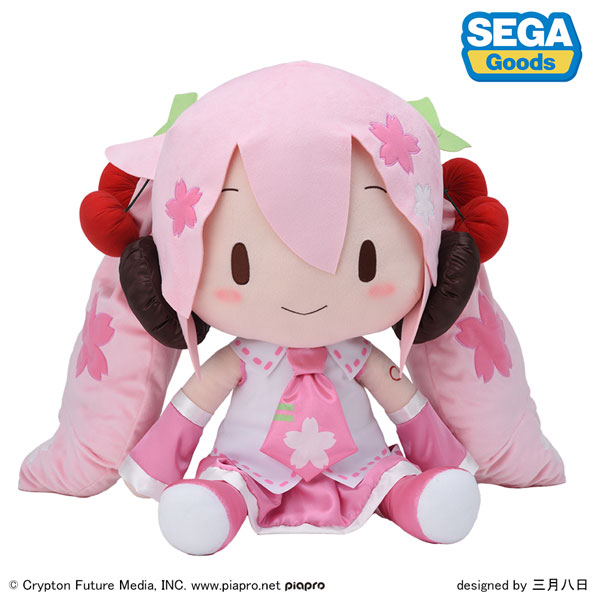 初音ミクシリーズ 桜ミク ふわぷち どでかジャンボぬいぐるみ[セガ フェイブ]