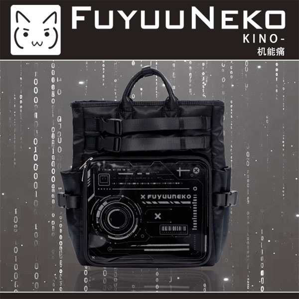 推し活バッグ KINO- テックウェア風 ブラック[Fuyuuneko]《06