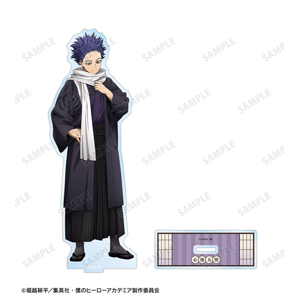 僕のヒーローアカデミア　花やしき　グリッター　缶バッジ　心操人使 僕のヒーローアカデミア』バースデイ缶バッジ 心操人使 BE3