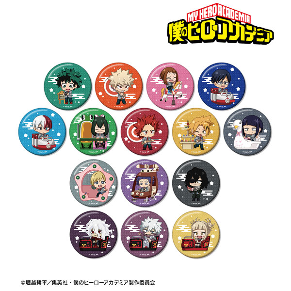 TVアニメ『僕のヒーローアカデミア』 トレーディング ちびキャラ アトラクションver. グリッター缶バッジ 15個入りBOX[アルマビアンカ]《０８月予約》