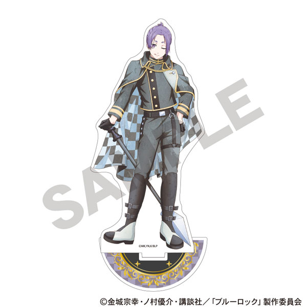 ブルーロック 箔押しアクリルスタンド 御影玲王 チェス ニュアンスカラー[クラックス]《発売済・在庫品》