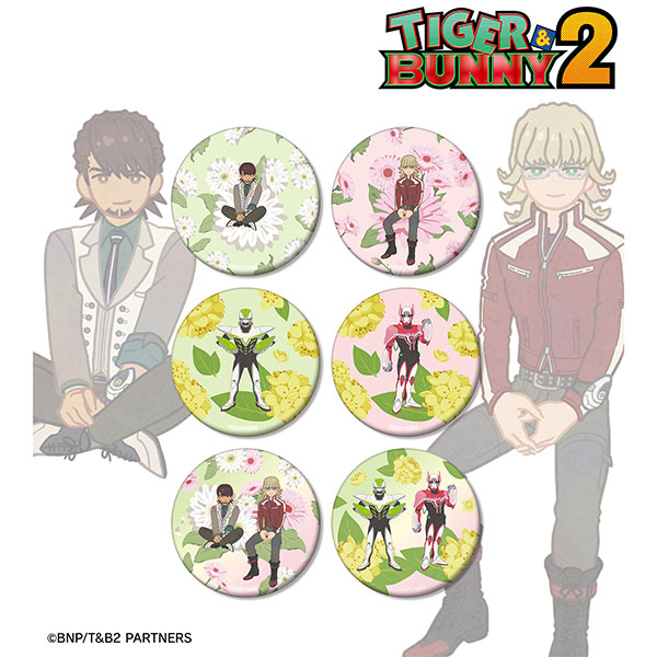 TIGER ＆ BUNNY 2 トレーディング Botania マット缶バッジ 6個入りBOX[アルマビアンカ]