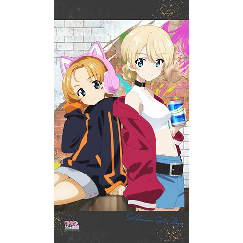ガールズ＆パンツァー 最終章 のれん(ダージリン＆オレンジペコ)[カーテン魂]《０８月予約》