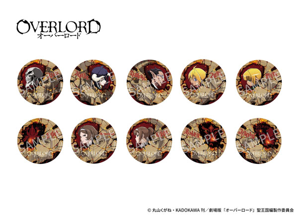 オーバーロード」展 缶バッジ 10点 未開封
