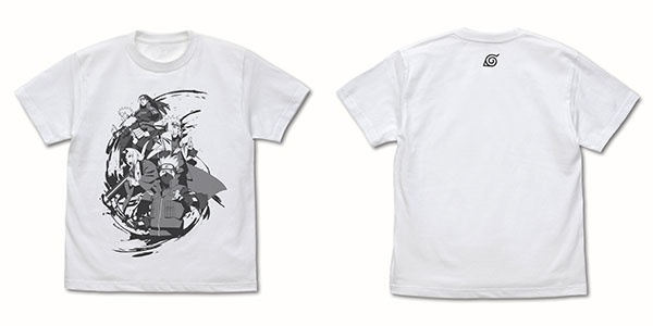 NARUTO-ナルト- 疾風伝 歴代火影 Tシャツ/WHITE-S（再販）[コスパ]《０６月予約》