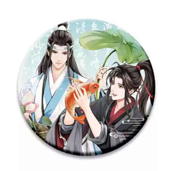 Amazon.co.jp: 魔道祖師 ヴィレッジヴァンガード キス 缶バッジ