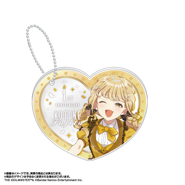 【お1人様1点限り】 学園アイドルマスター ぴくりあアクキー＆スタンド 藤田ことね キーホルダー・アクリルキーホルダー