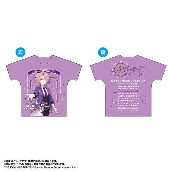 学園アイドルマスター フルカラーTシャツ 有村麻央 The 1st