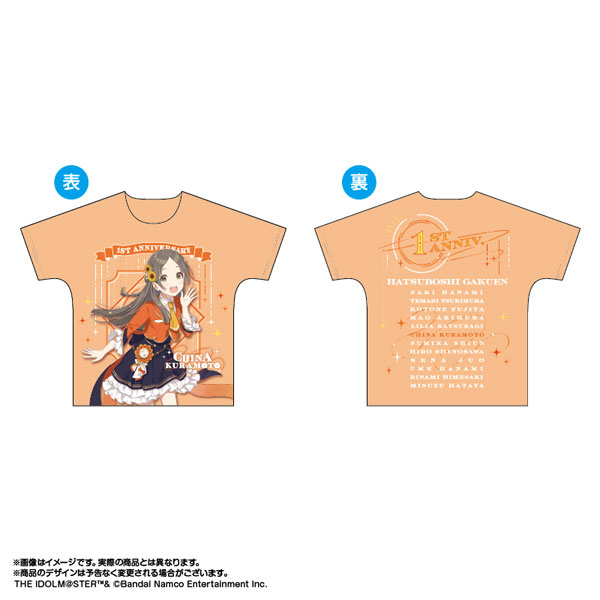 学園アイドルマスター フルカラーTシャツ 倉本千奈 The 1st Milestone ver.[あみあみ]【送料無料】《在庫切れ》
