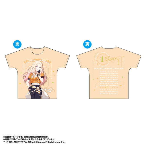 学園アイドルマスター　十王星南 フルグラフィックTシャツ 学園アイドルマスター 十王星南 公式Tシャツ XL