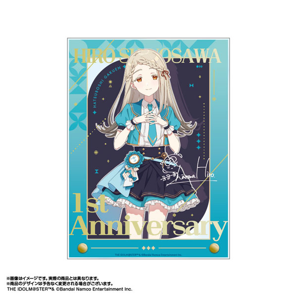 学園アイドルマスター アクリルアート 篠澤広 The 1st Milestone