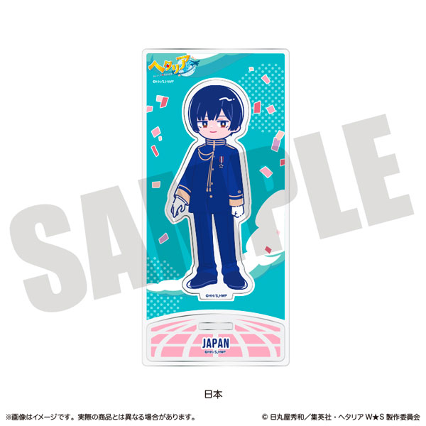 アニメ「ヘタリア World★Stars」 にゅ～とろ アクリルスタンド C 日本[MENEGI]《０７月予約》