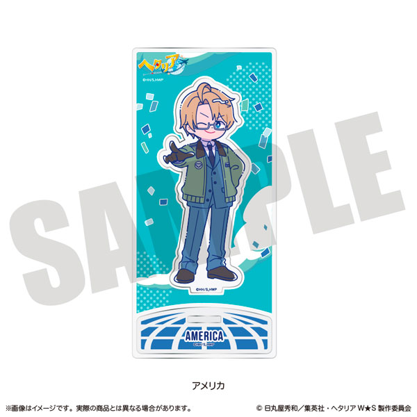 アニメ「ヘタリア World★Stars」 にゅ～とろ アクリルスタンド D アメリカ[MENEGI]《０７月予約》