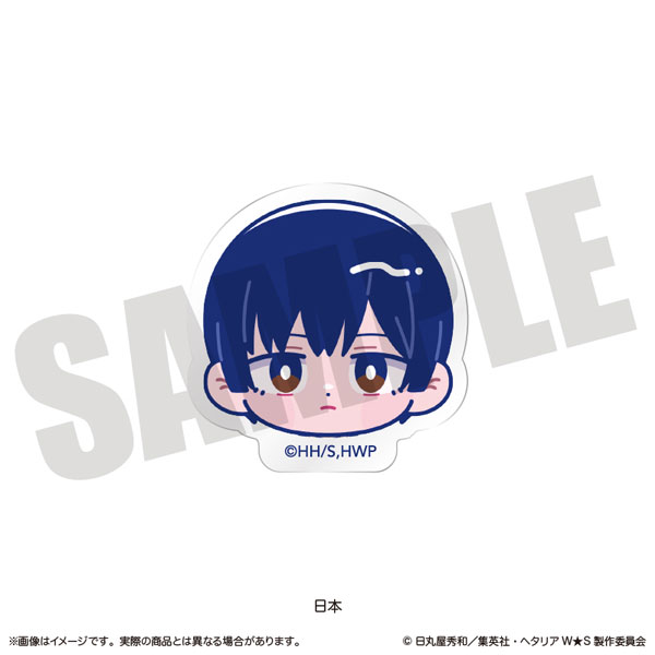 アニメ「ヘタリア World★Stars」 にゅ～とろ お顔クリップ C 日本[MENEGI]《０７月予約》