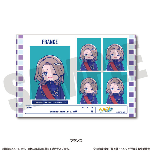 アニメ「ヘタリア World☆Stars」 にゅ～とろ 証明写真風ステッカーVol