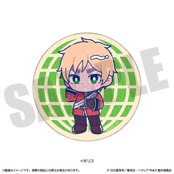 アニメ「ヘタリア World★Stars」 にゅ～とろ ワッペンシール E イギリス[MENEGI]《０７月予約》