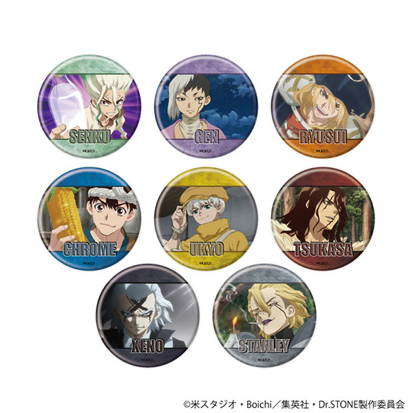 【取り置き15日まで】Dr.STONE 花見　缶バッジ　スタンリー　10点 4571697086272_1_1200x1200_crop