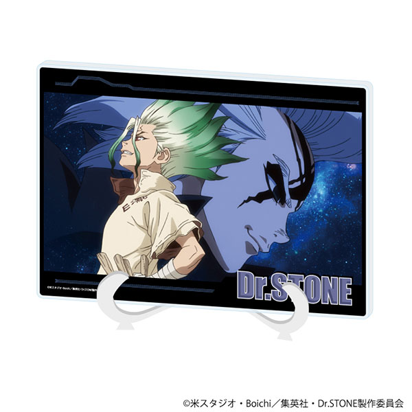 アクリルアートボード(A5サイズ)「Dr.STONE」08/石神千空＆Dr.ゼノ(場面写イラスト)[A3]