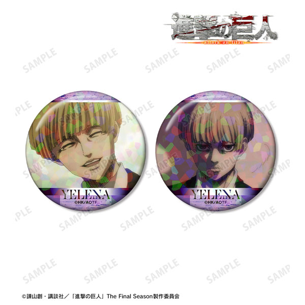 進撃の巨人 Ani-Art 缶バッジ イェレナ Anique Shop JAPAN