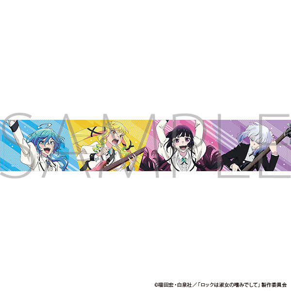 ロックは淑女の嗜みでして マフラータオル B.描き下ろしイラストver.[ムービック]《発売済・在庫品》