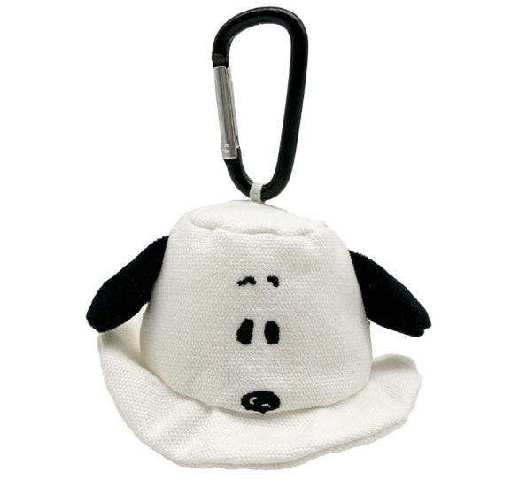 PEANUTS SN バケットハットポーチ BK[ナカジマコーポレーション]