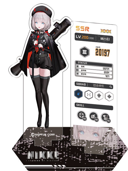 勝利の女神：NIKKE」 アクリルスタンド ベスティー[ESTAREGG Co