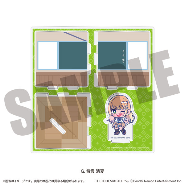 「学園アイドルマスター」 ジオラマ風アクリルスタンド G 紫雲清夏[MENEGI]