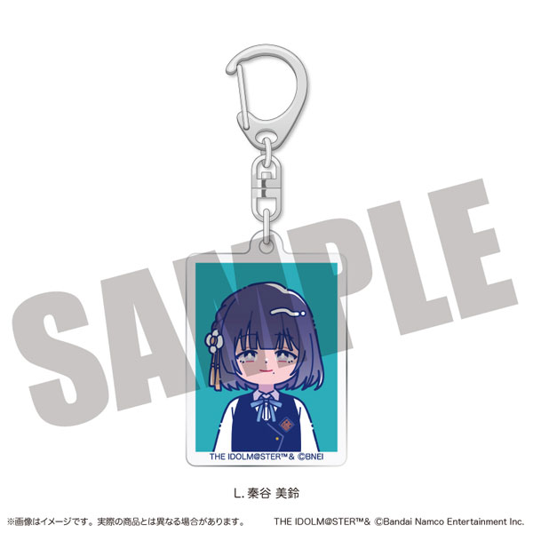 「学園アイドルマスター」 証明写真風キーホルダー Vol.1 L 秦谷美鈴[MENEGI]