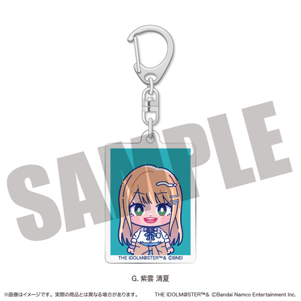 「学園アイドルマスター」 証明写真風キーホルダー Vol.2 G 紫雲清夏[MENEGI]
