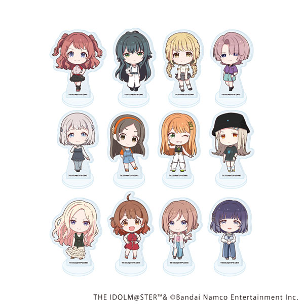 (箱破損特価新品)アクリルぷちスタンド「学園アイドルマスター」04/ストリートファッションver. ミニキャライラスト 12個入りBOX[A3]《発売済・在庫品》