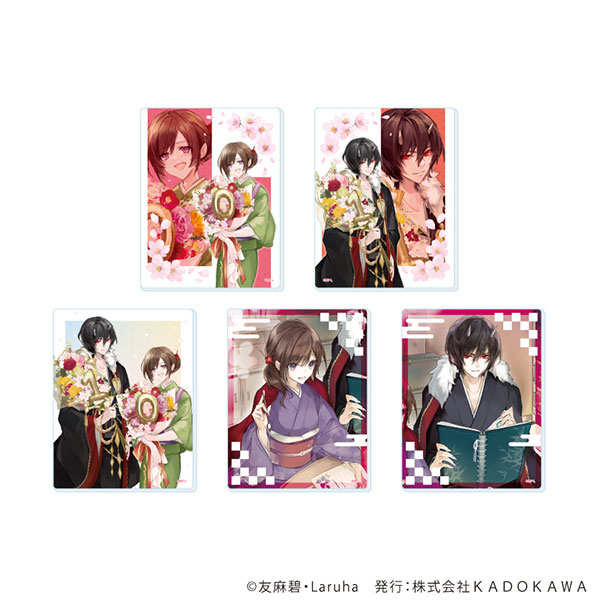 アクリルカード「富士見L文庫フェア」02/かくりよの宿飯 公式＆描き下ろしイラスト 5個入りBOX[A3]《在庫切れ》