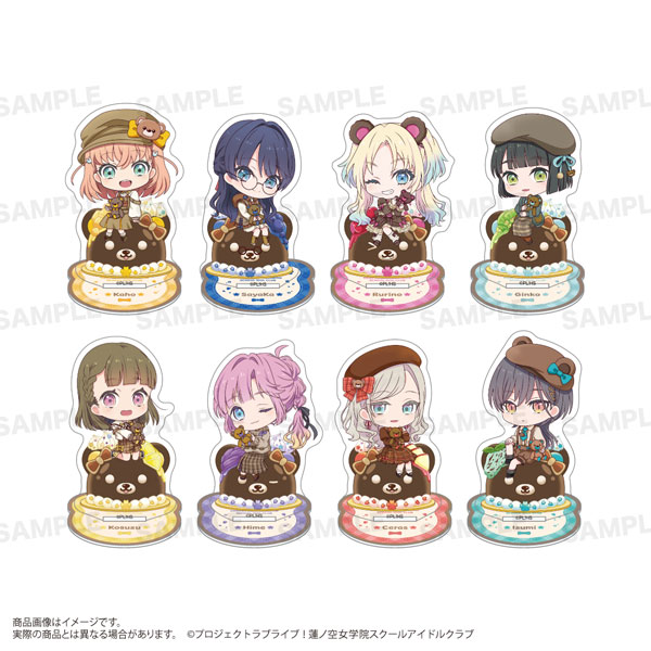 「ラブライブ！蓮ノ空女学院スクールアイドルクラブ」トレーディングアクリルスタンド(きゃらどるちぇ)テディベアver. BOX[ST-ONE]