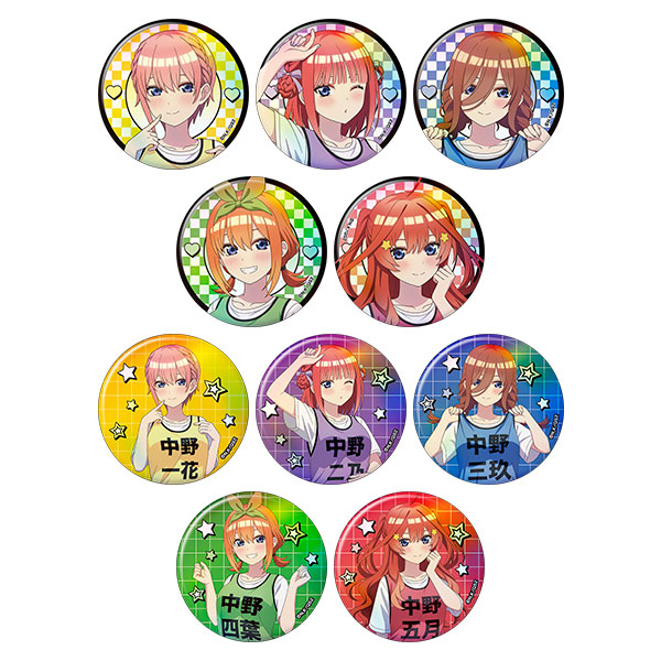 五等分の花嫁* キャラバッジコレクション 10個入りBOX[ムービック]