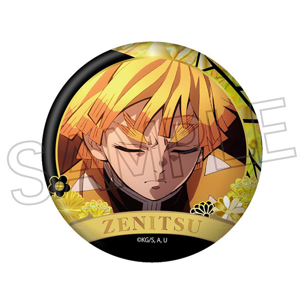 鬼滅の刃 螺鈿風シリーズ 缶バッジ Vol.4 我妻善逸（再販）[ツインクル