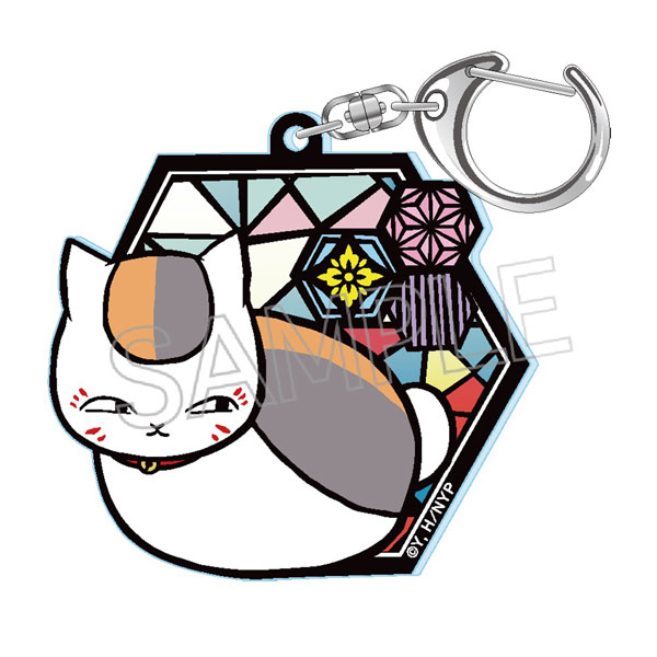夏目友人帳 切り絵シリーズ セレクション vol.1 グリッターキーホルダー 和モダン(亀甲紋様)[ツインクル]