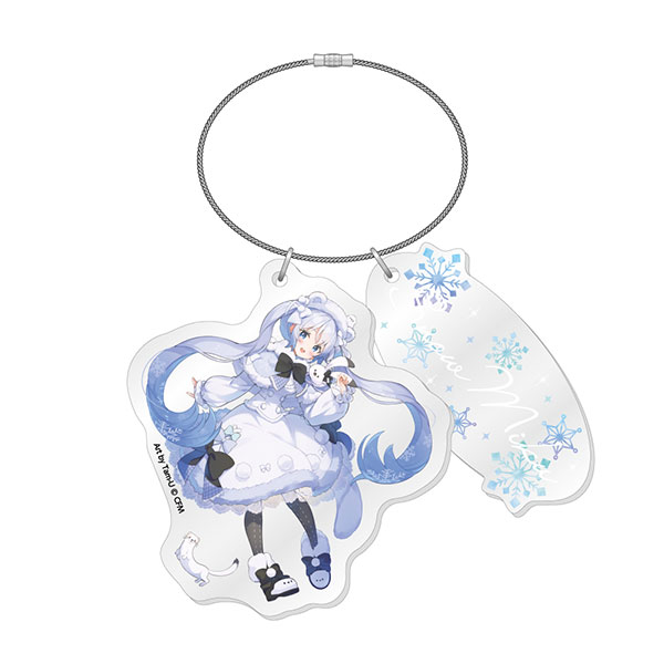 雪ミク×き花 2連アクリルチャーム[キャラバン]